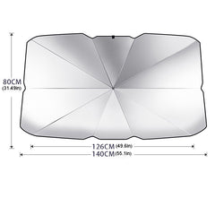 Portable Foldable Car Windshield Sunshade