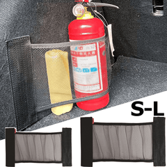 Elastic Mesh Straps for Car Trunk Organization