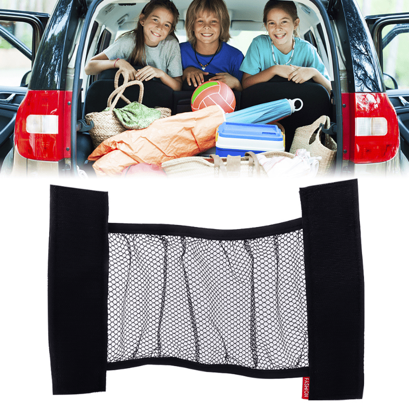 Elastic Mesh Straps for Car Trunk Organization