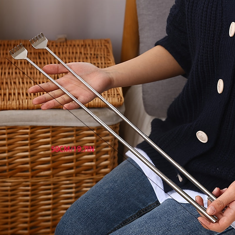 Extendable Back Scratcher Stainless Steel Anti Itch Claw Massager