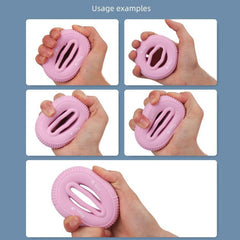 Hand Grip Strengthener & Forearm Exerciser - Silicone Hand Squeezer