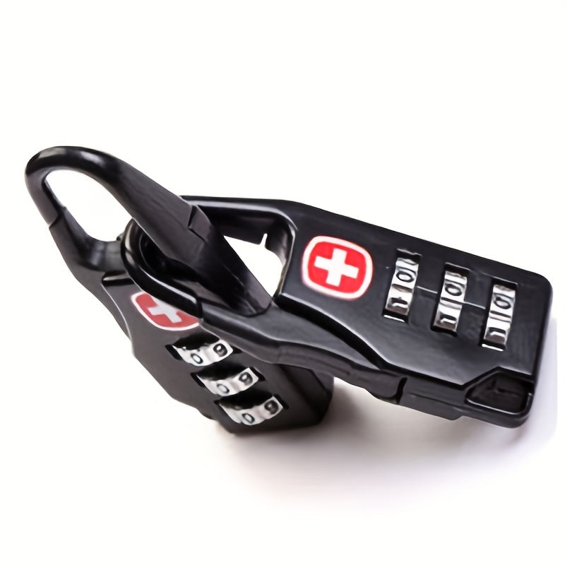 2pcs Luggage Password Padlock Cartoon Mini Padlock