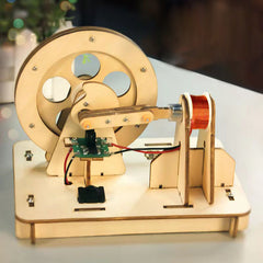 Mini Electromagnetic Engine Model DIY Science Experiment Technology Toy