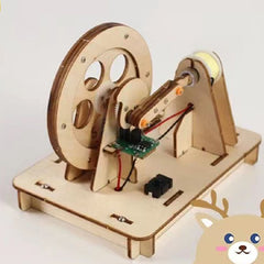 Mini Electromagnetic Engine Model DIY Science Experiment Technology Toy