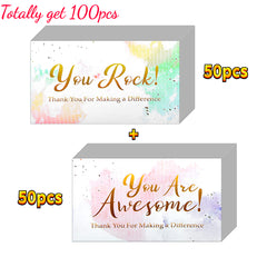 100pcs You Are Awesome Affirmation Cards for Appreciation & Self Love
