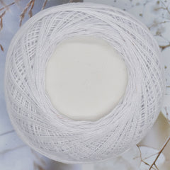Cotton Lace Yarn for Knitting and Crocheting Scarf Pendants 50g 460m Roll