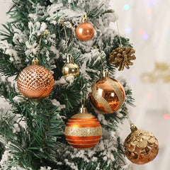 Red Jumbo Christmas Hanging Balls Ornaments Outdoor