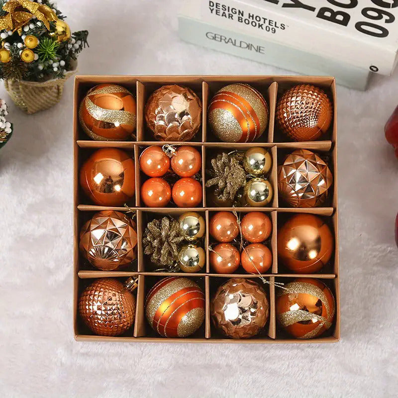 Red Jumbo Christmas Hanging Balls Ornaments Outdoor