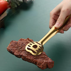 Stainless Steel Kitchen Tongs Salad Tongs Barbecue Tongs Outdoor Camping