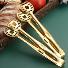 Stainless Steel Kitchen Tongs Salad Tongs Barbecue Tongs Outdoor Camping