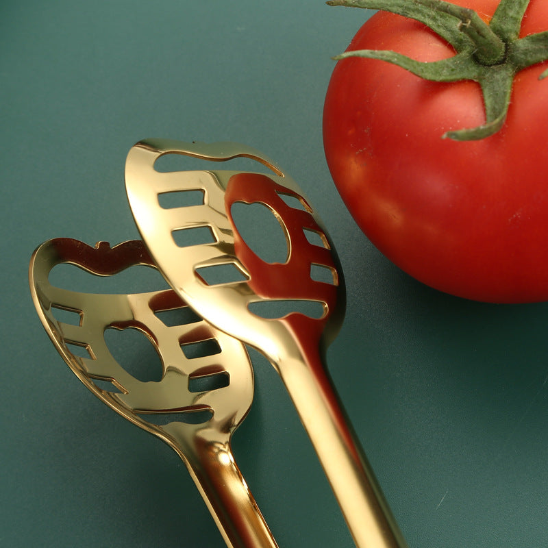 Stainless Steel Kitchen Tongs Salad Tongs Barbecue Tongs Outdoor Camping