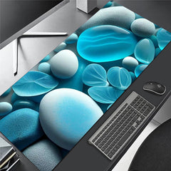 Green Marble Large Gaming Mousepad Computer Desk Mat