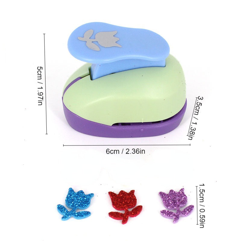 1pc 15mm Embossing Machine DIY Craft Hole Puncher Scrapbooking Punch