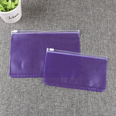 Colorful PVC Zipper Bag for A5 A6 Notebook, Traveler's Storage Bag
