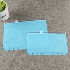 Colorful PVC Zipper Bag for A5 A6 Notebook, Traveler's Storage Bag