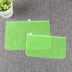 Colorful PVC Zipper Bag for A5 A6 Notebook, Traveler's Storage Bag
