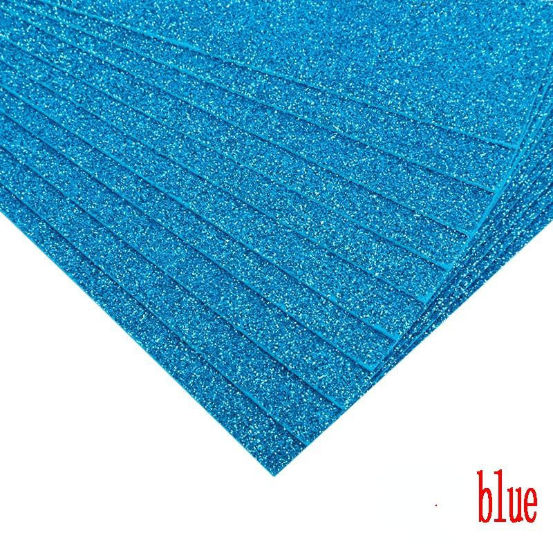 10pcs Glitter Sponge Foam Paper DIY Wedding Party Supplies