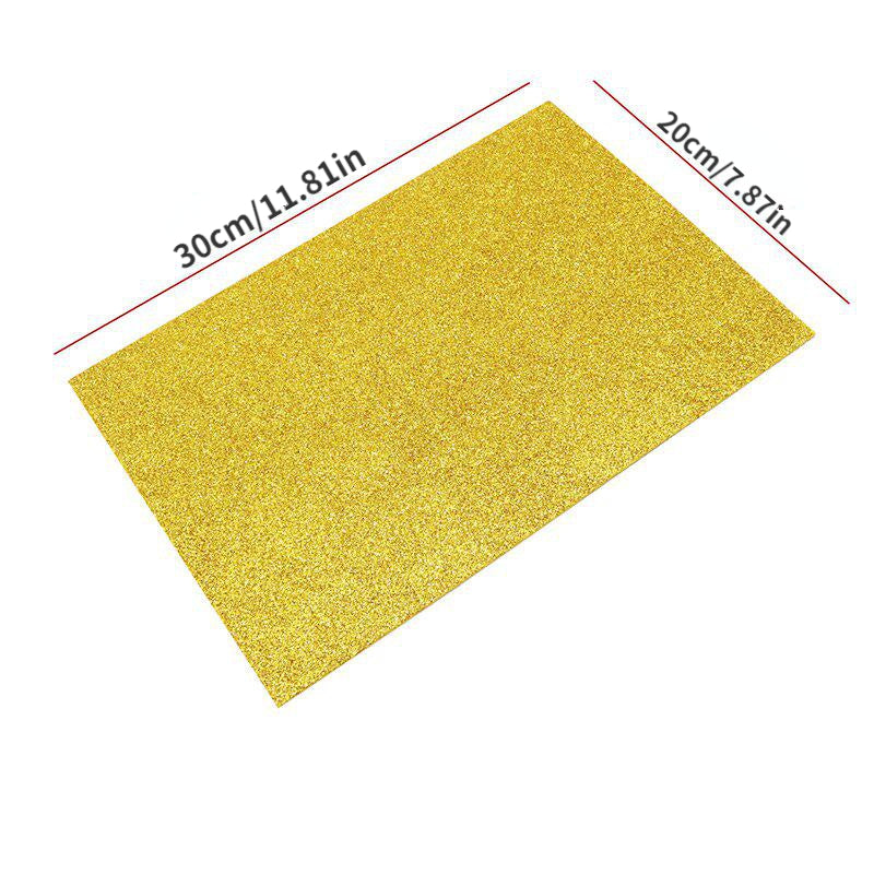 10pcs Glitter Sponge Foam Paper DIY Wedding Party Supplies