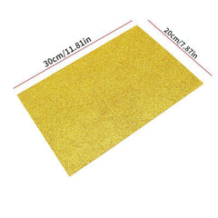 10pcs Glitter Sponge Foam Paper DIY Wedding Party Supplies