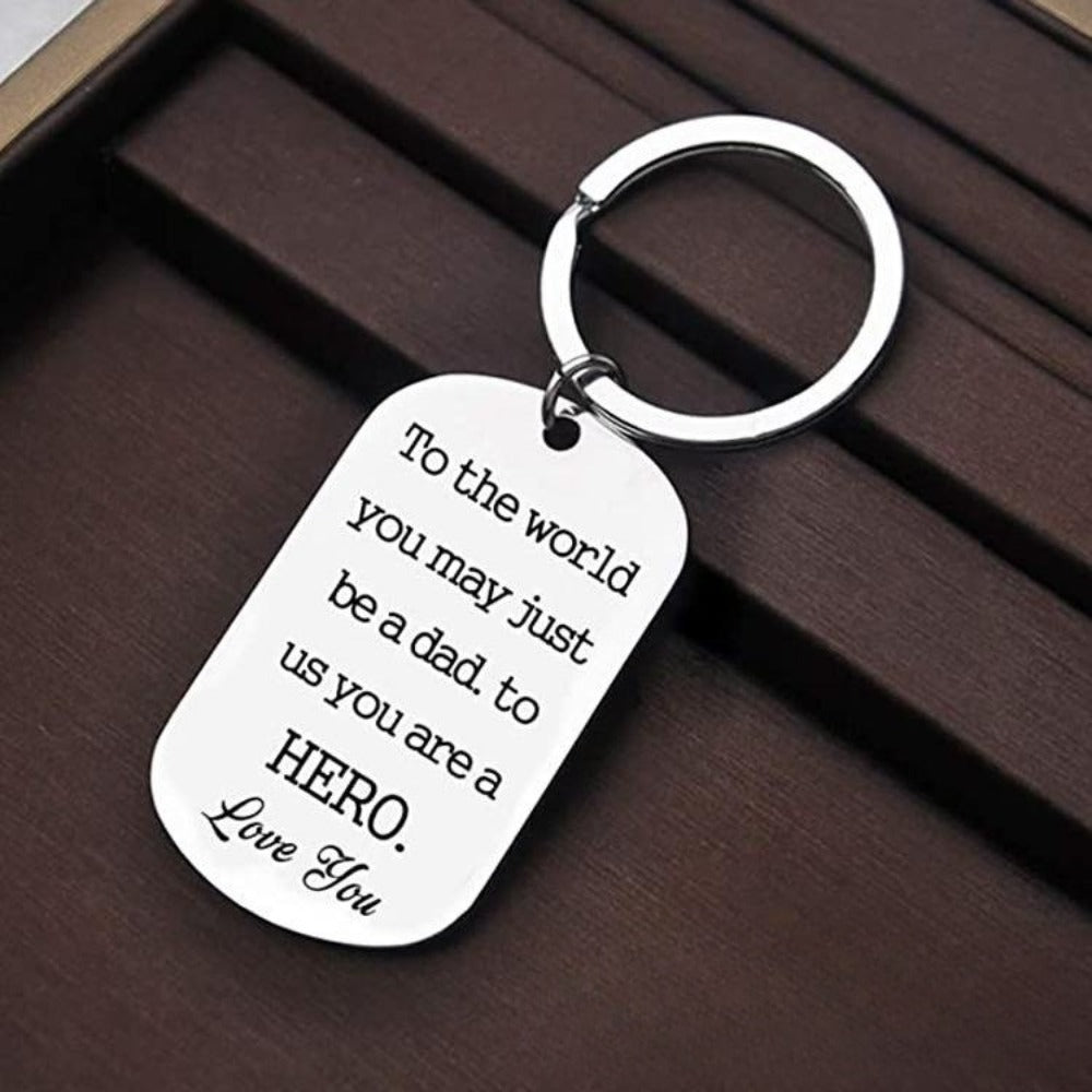 Creative Metal Key Chain Father's Birthday Gift