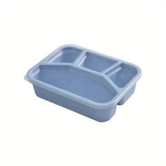 Wheat Straw Lunch Box 4 Compartments Microwave Safe