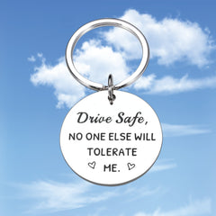 Personalized Round Keychain - Boyfriend Birthday Gift