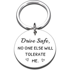 Personalized Round Keychain - Boyfriend Birthday Gift