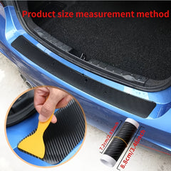 1pc 90 7 RV Rear Bumper Protection Carbon Fiber Sticker