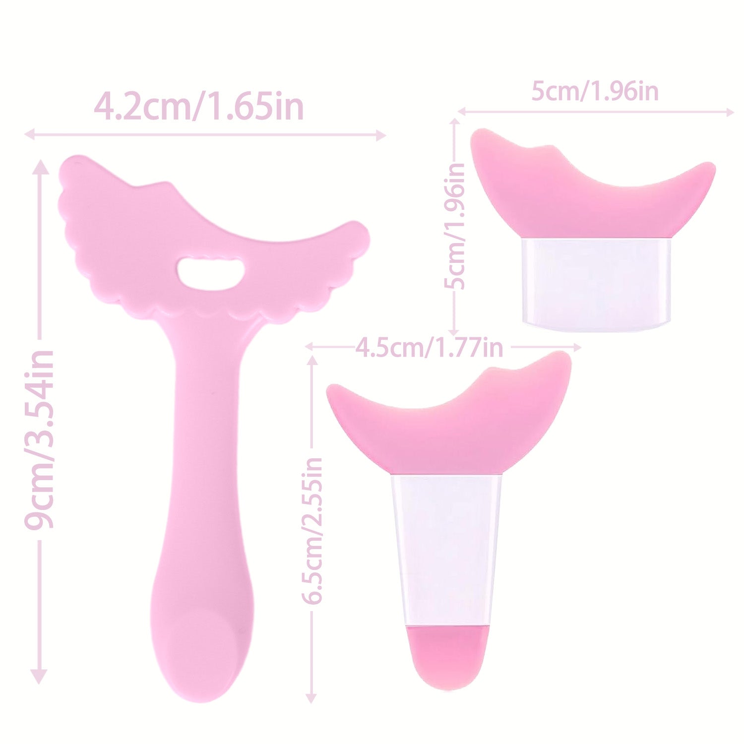 5pcs Winged Eyeliner Stencil Makeup Tool Set