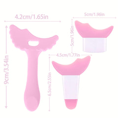 5pcs Winged Eyeliner Stencil Makeup Tool Set