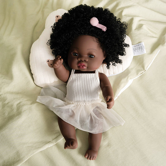Silicone Vinyl Reborn Baby Doll 12'' Lifelike Girl Toy