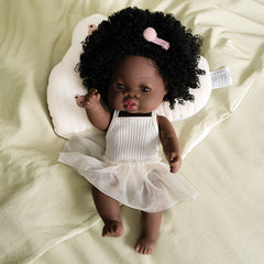 Silicone Vinyl Reborn Baby Doll 12'' Lifelike Girl Toy