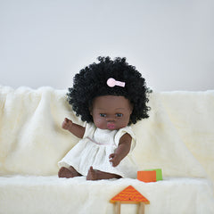 Silicone Vinyl Reborn Baby Doll 12'' Lifelike Girl Toy