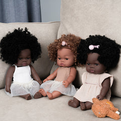 Silicone Vinyl Reborn Baby Doll 12'' Lifelike Girl Toy
