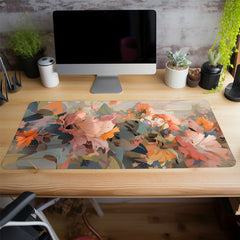 Watercolor Flower Mouse Pad Non-slip Waterproof Office Game Table Mat
