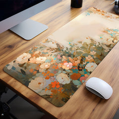 Dark Texture Marble Grain Mouse Pad Waterproof Office Game Table Mat