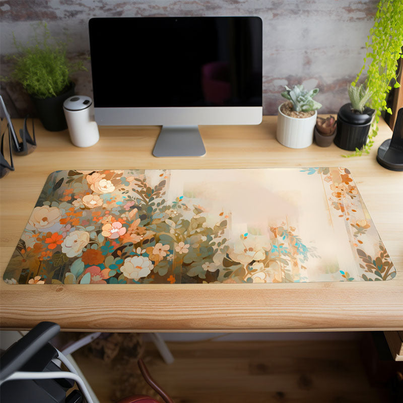 Dark Texture Marble Grain Mouse Pad Waterproof Office Game Table Mat