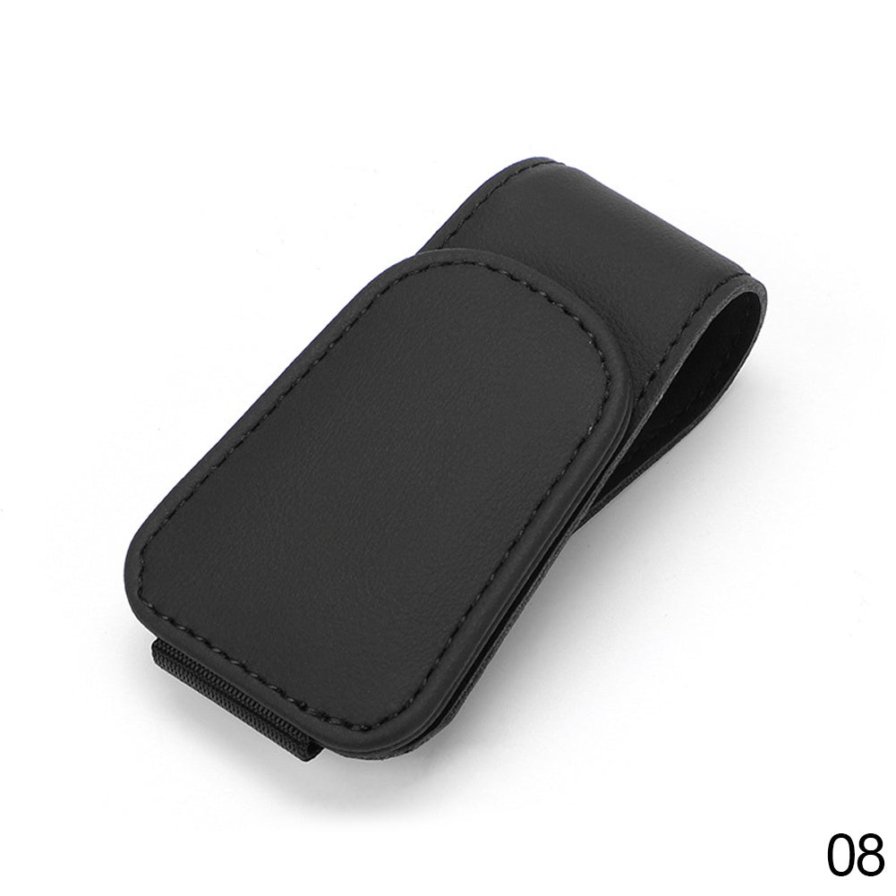 Car Sun Visor Glasses Box Sunglasses Clip Ticket Holder Stand Fastener
