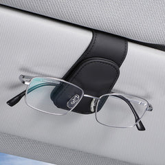 Car Sun Visor Glasses Box Sunglasses Clip Ticket Holder Stand Fastener