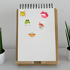 100pcs Animal Punny Teacher Stickers - Funny Incentives & Classroom Supplies