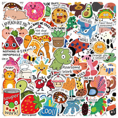 100pcs Animal Punny Teacher Stickers - Funny Incentives & Classroom Supplies