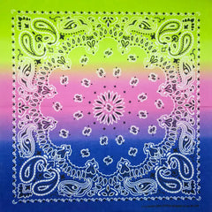 Hip hop Gradient Square Headscarf Outdoor Cycling Headscarf