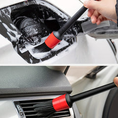 6pcs Car Truck Boat Detail Brush Set Car Wash Kit Interior Dashboard Cleaning