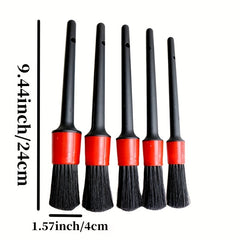 6pcs Car Truck Boat Detail Brush Set Car Wash Kit Interior Dashboard Cleaning