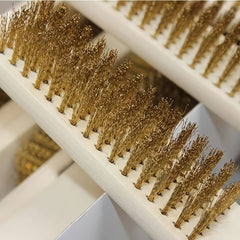 Copper & Stainless Steel Wire Brush Set for Rust Removal & Polishing