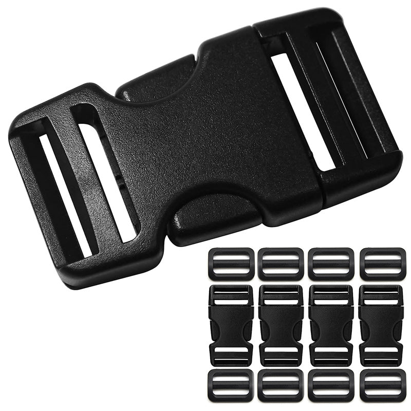 4 Plastic Buckles for Luggage Bag Strap Belt Backpack Travel Accessory