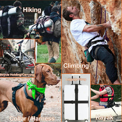 4 Plastic Buckles for Luggage Bag Strap Belt Backpack Travel Accessory