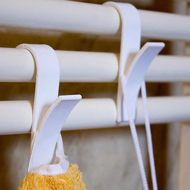 High Hanger For Heated Towel Radiator Rail Clothes Bath Hook Holder
