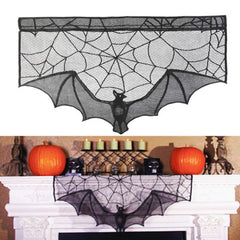 Halloween Bat Lace Spider Web Decoration Indoor Outdoor Holiday