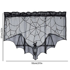 Halloween Bat Lace Spider Web Decoration Indoor Outdoor Holiday